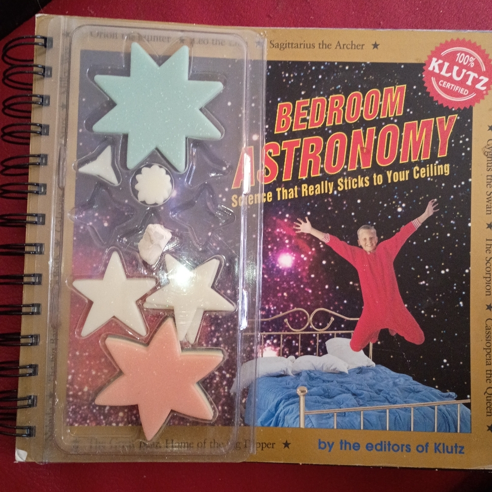 Astronomy Book With Stick On Stars